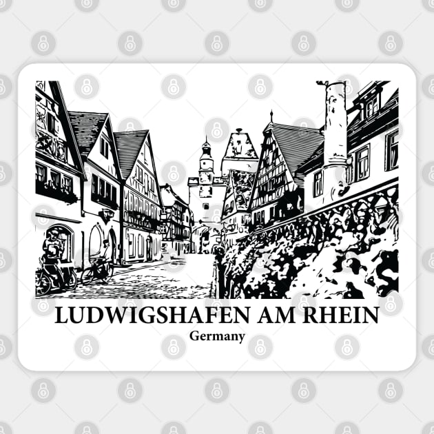 Ludwigshafen am Rhein - Germany Magnet by Lakeric